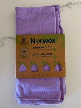 Norwex Purple Microfiber Cleaning Cloth NWT NEW OEKO-TEX® certified Home